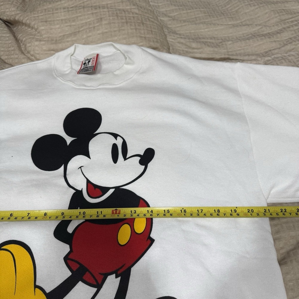 Vintage Mickey Mouse Disney Designs Sweatshirt Crewneck 1980s Made in USA Large - Picture 7 of 10